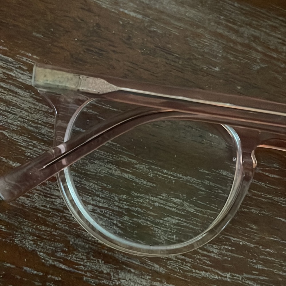Warby Parker Sadie 625 clear pink eyeglasses - Picture 3 of 15
